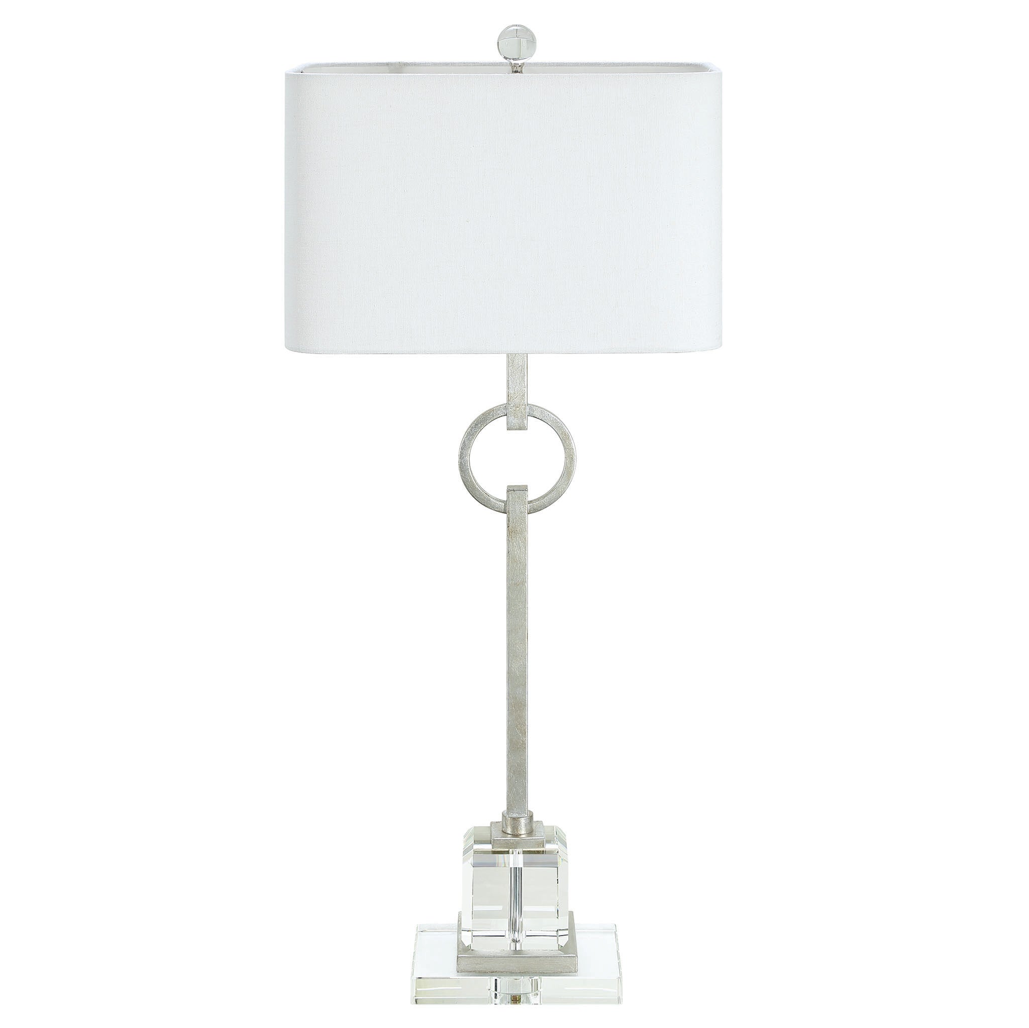 Couture Lighting Elaina Buffet Table Lamp - Silver