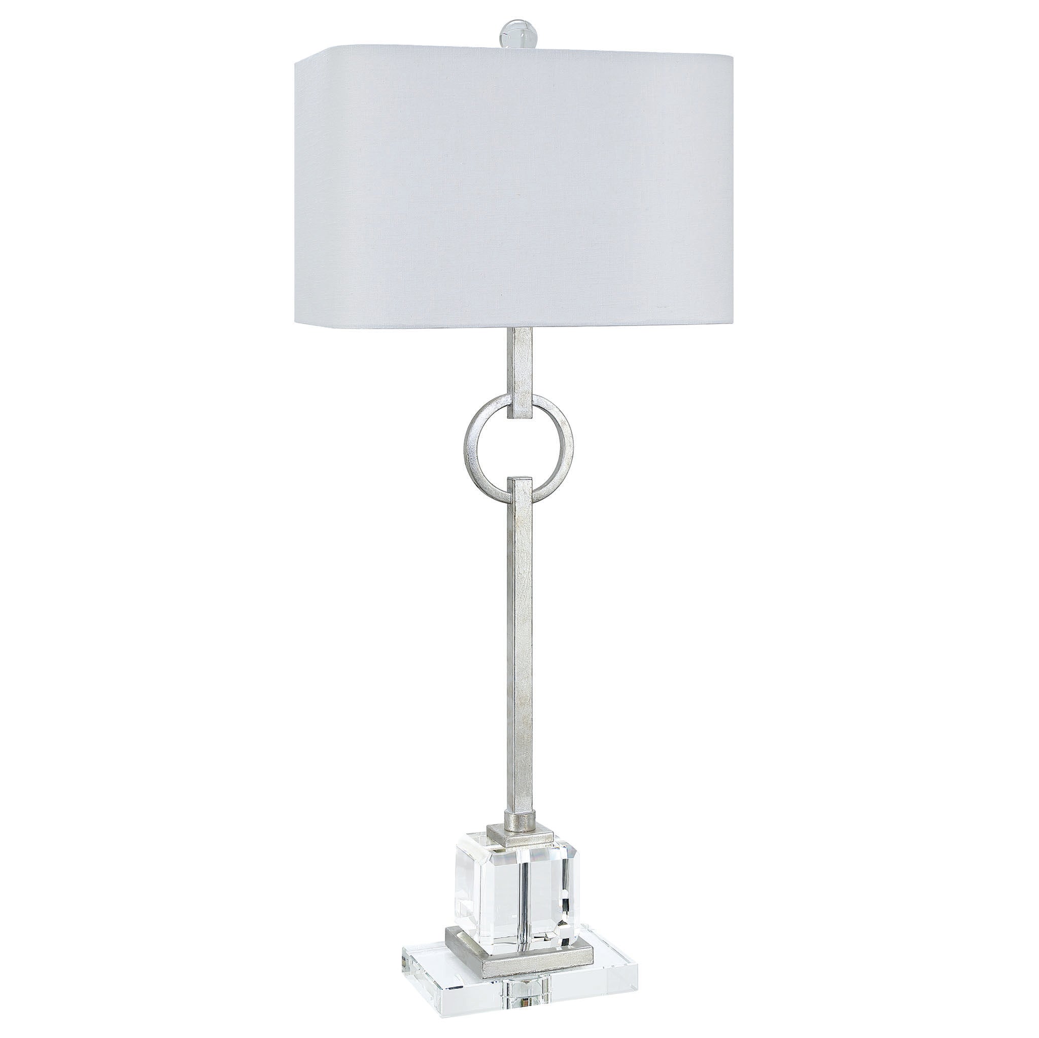 Couture Lighting Elaina Buffet Table Lamp - Silver