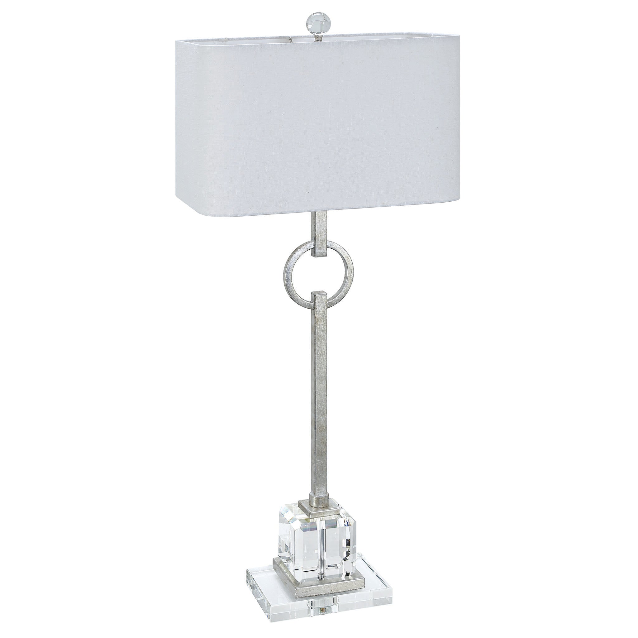 Couture Lighting Elaina Buffet Table Lamp - Silver
