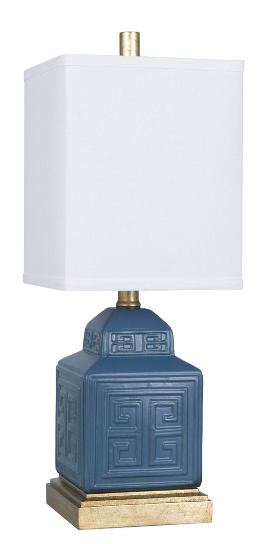 Couture Lighting Menderes Blue Table Lamp