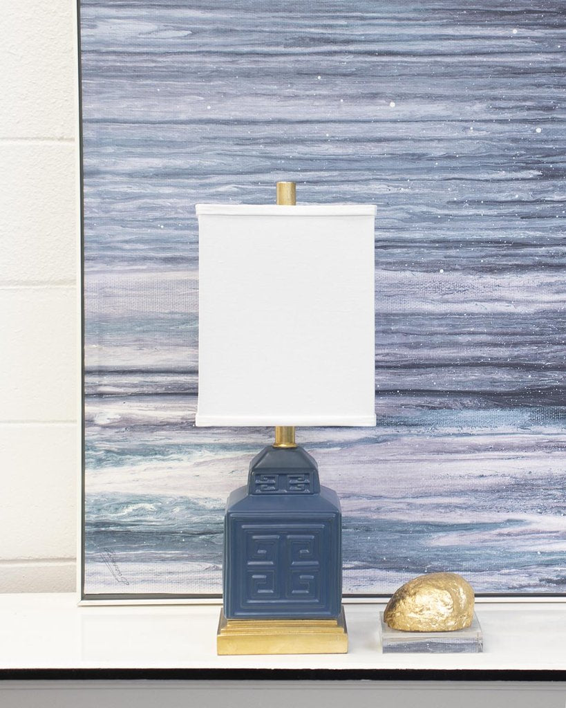 Couture Lighting Menderes Blue Table Lamp