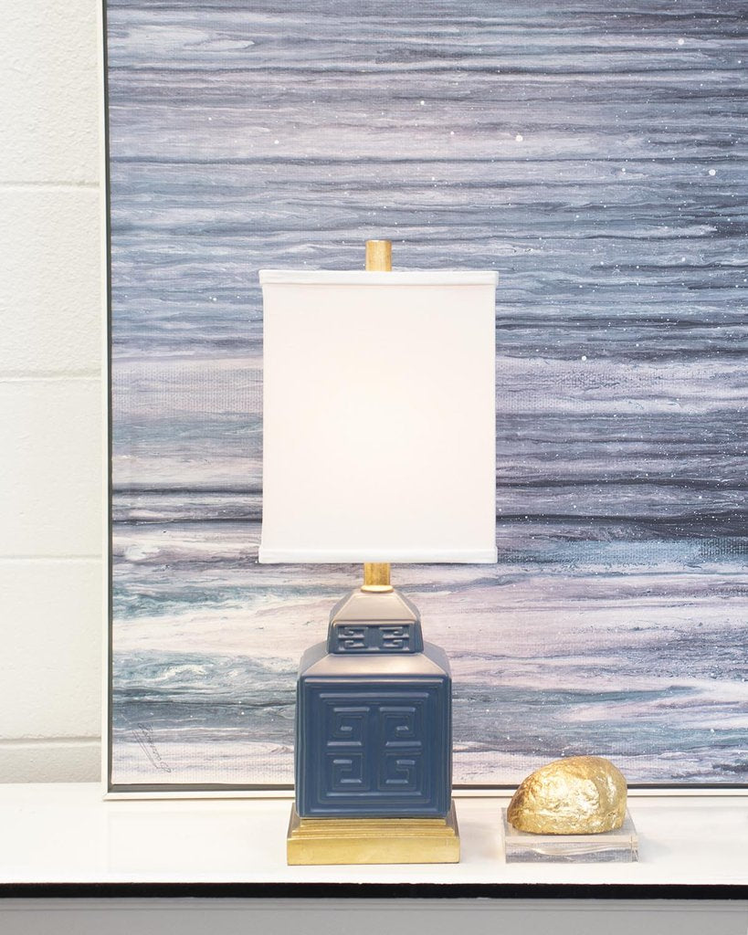 Couture Lighting Menderes Blue Table Lamp