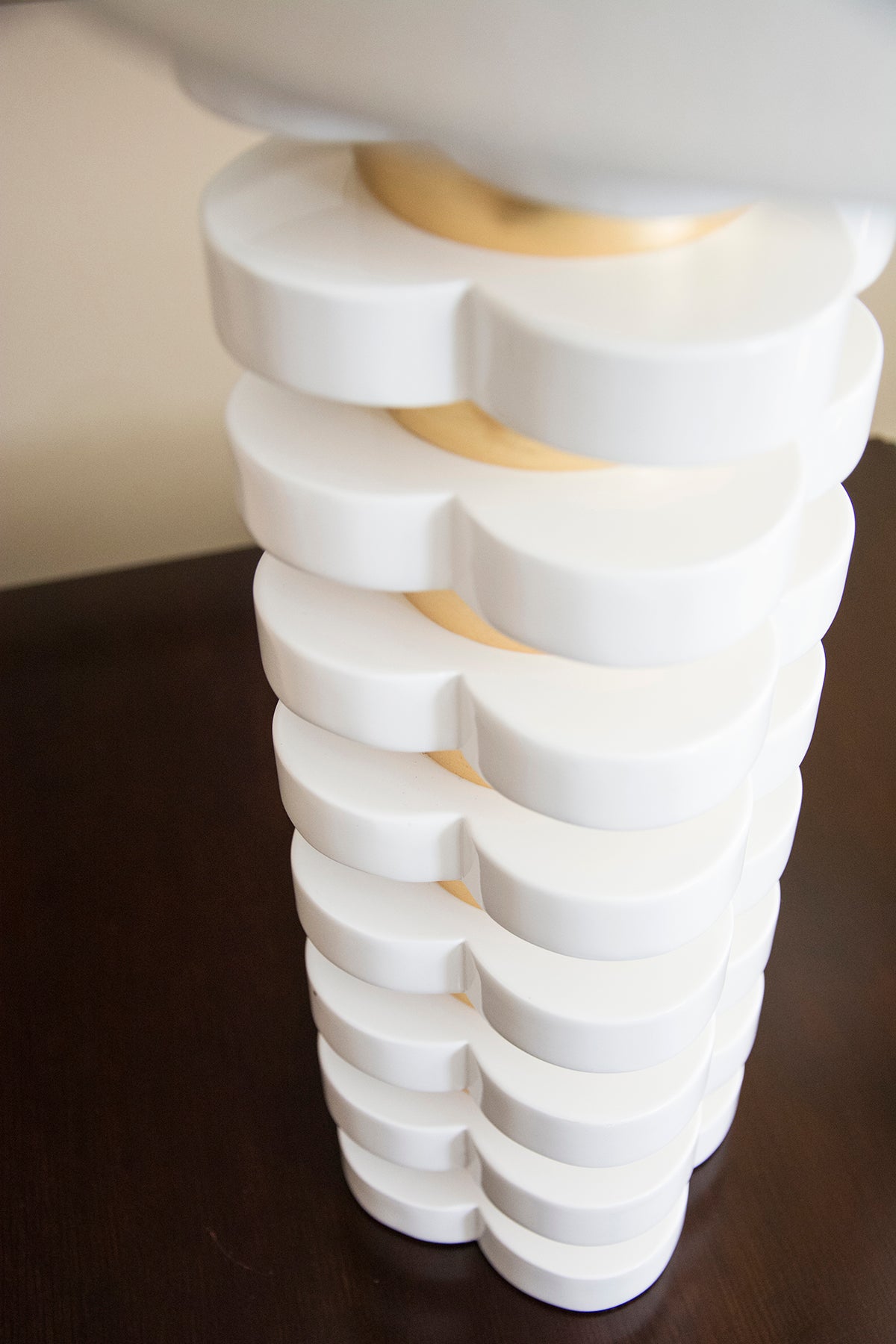 Couture Lighting Quatrefoil Lamp, White