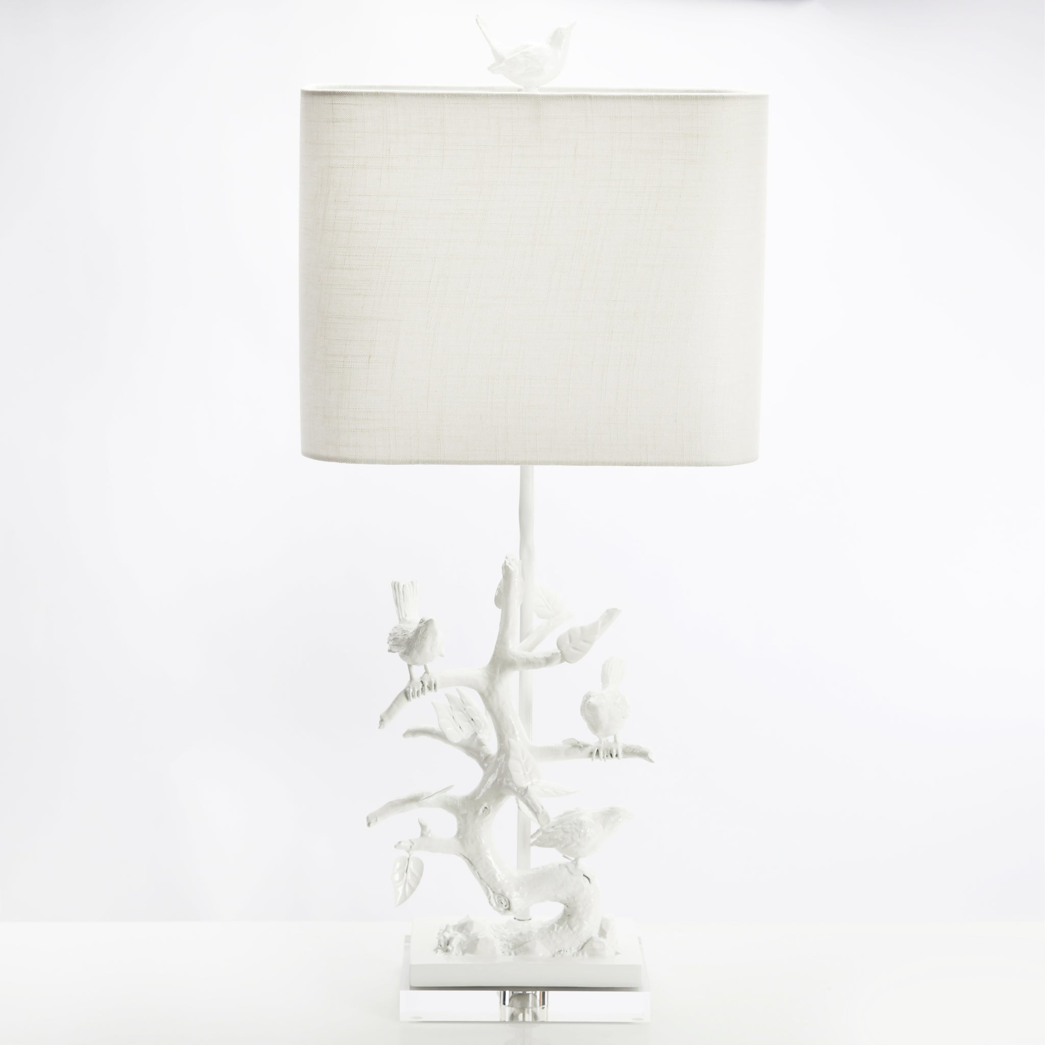 Bird on Branch Table Lamp by Couture Lighting