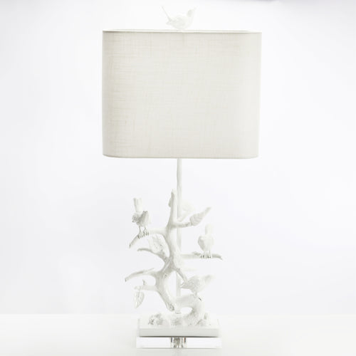 Bird on Branch Table Lamp by Couture Lighting