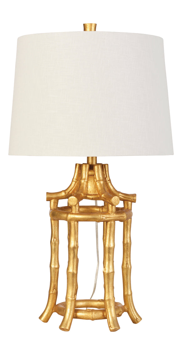 Couture Lighting Golden Bamboo Table Lamp