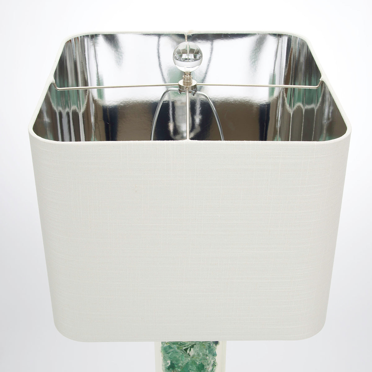 Oceanaire Table Lamp in Green by Couture, 33"H