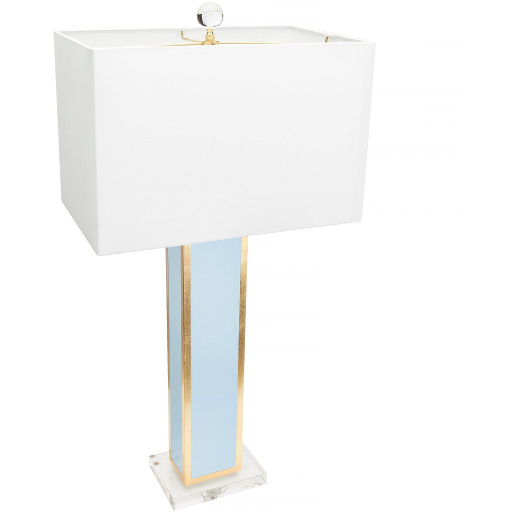 Couture Lighting Blair Table Lamp - Light Blue