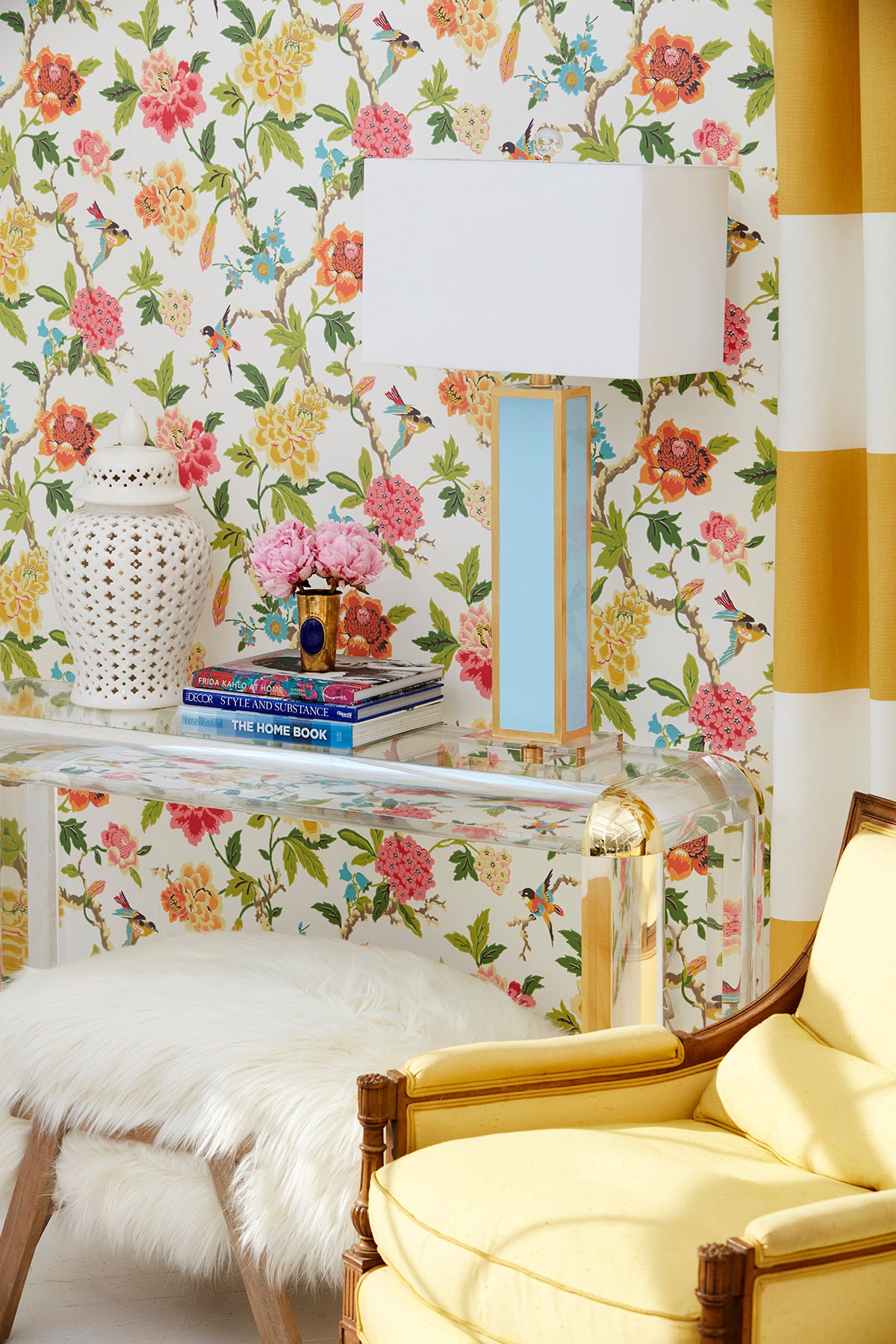 Couture Lighting Blair Table Lamp - Light Blue