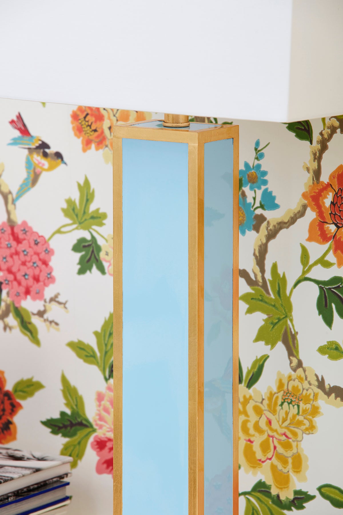 Couture Lighting Blair Table Lamp - Light Blue