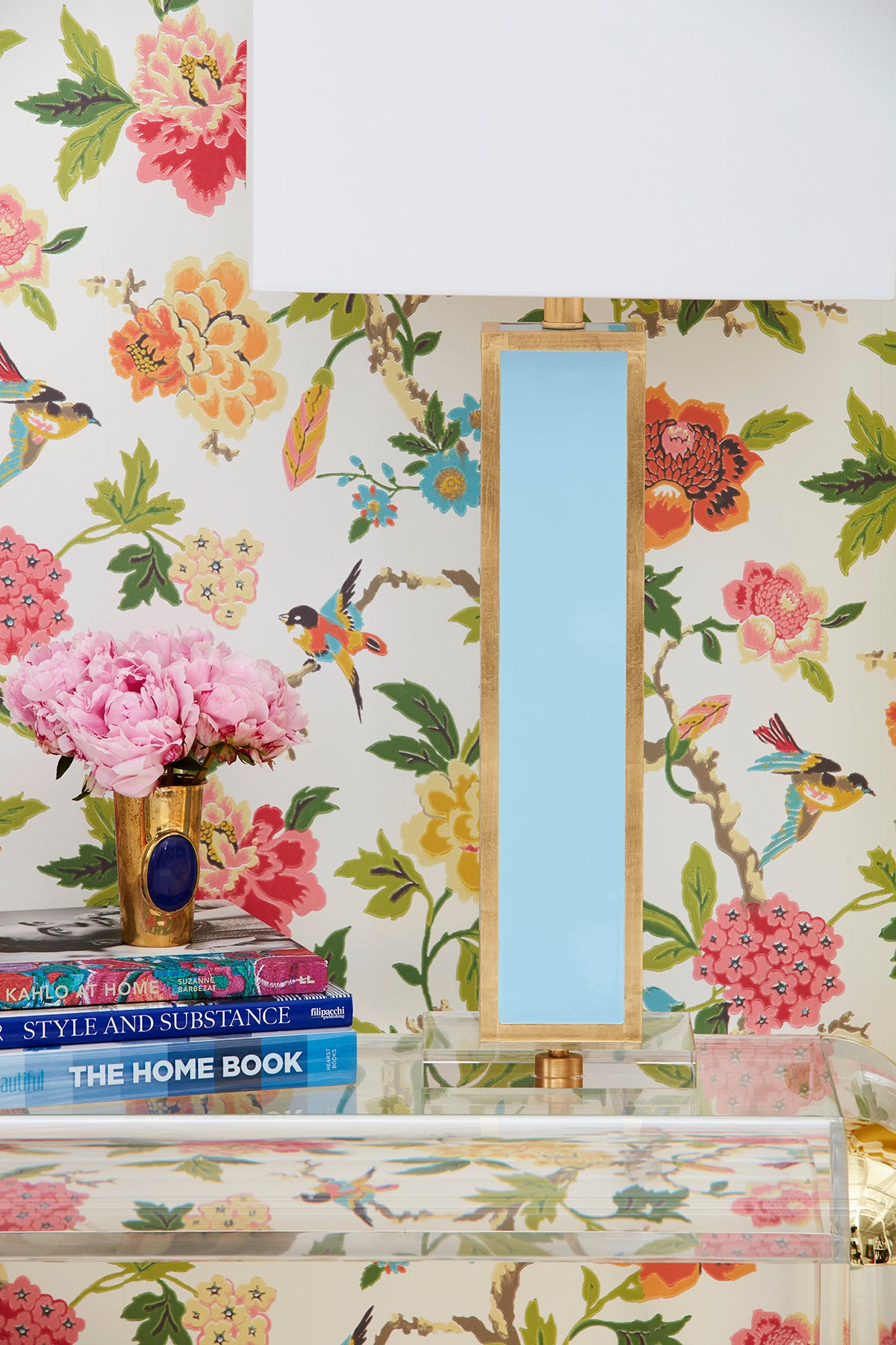 Couture Lighting Blair Table Lamp - Light Blue