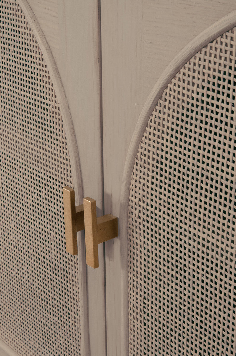 Essentials For Living Cane Media Cabinet