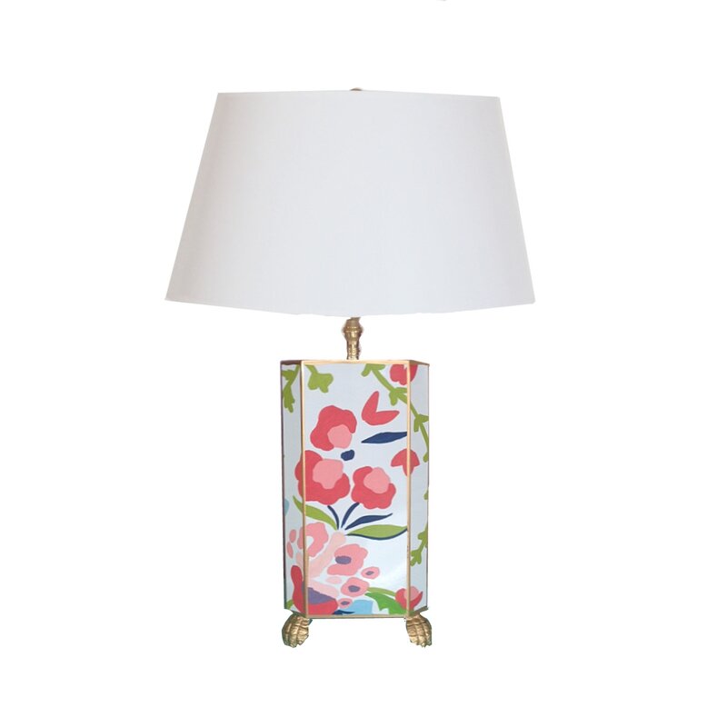 Dana Gibson Chintz Table Lamp, 26"
