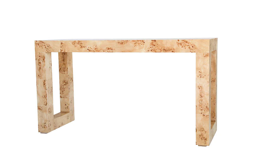 Chloé Burl Wood Console Table by Ave Home