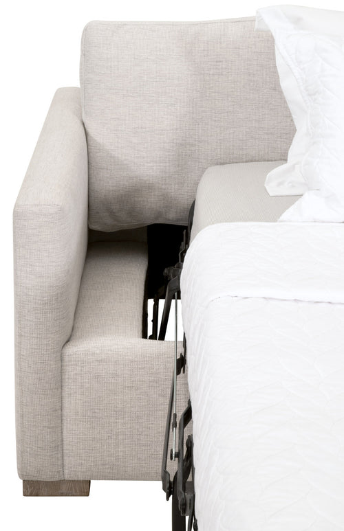 Essentials For Living Clara 86" Slim Arm Queen Sleeper Sofa