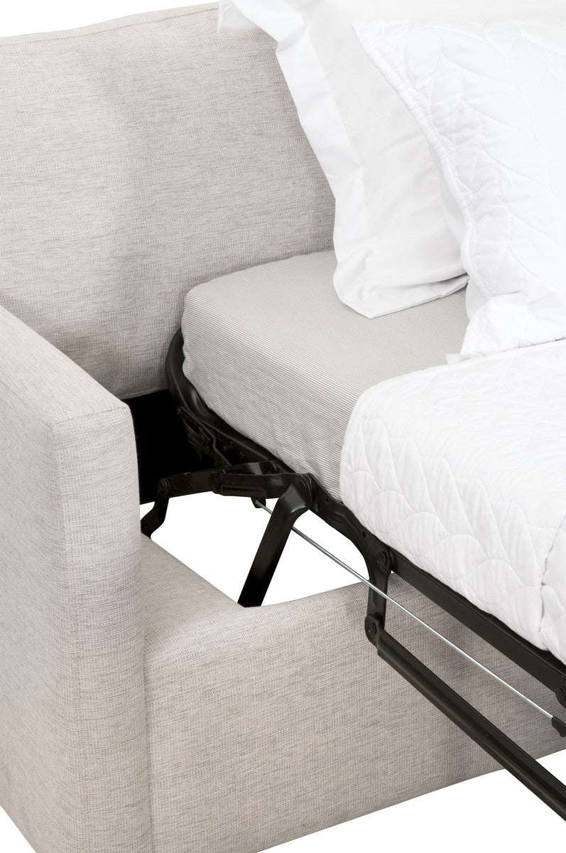 Essentials For Living Clara 86" Slim Arm Queen Sleeper Sofa