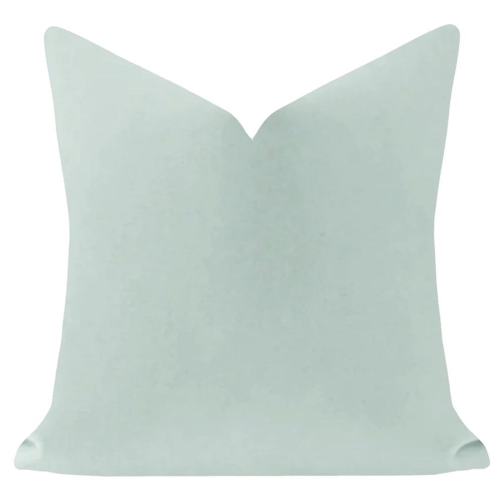 Laura Park Robin's Egg Blue Velvet Pillow