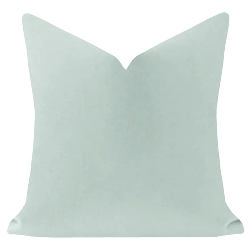 Laura Park Robin's Egg Blue Velvet Pillow