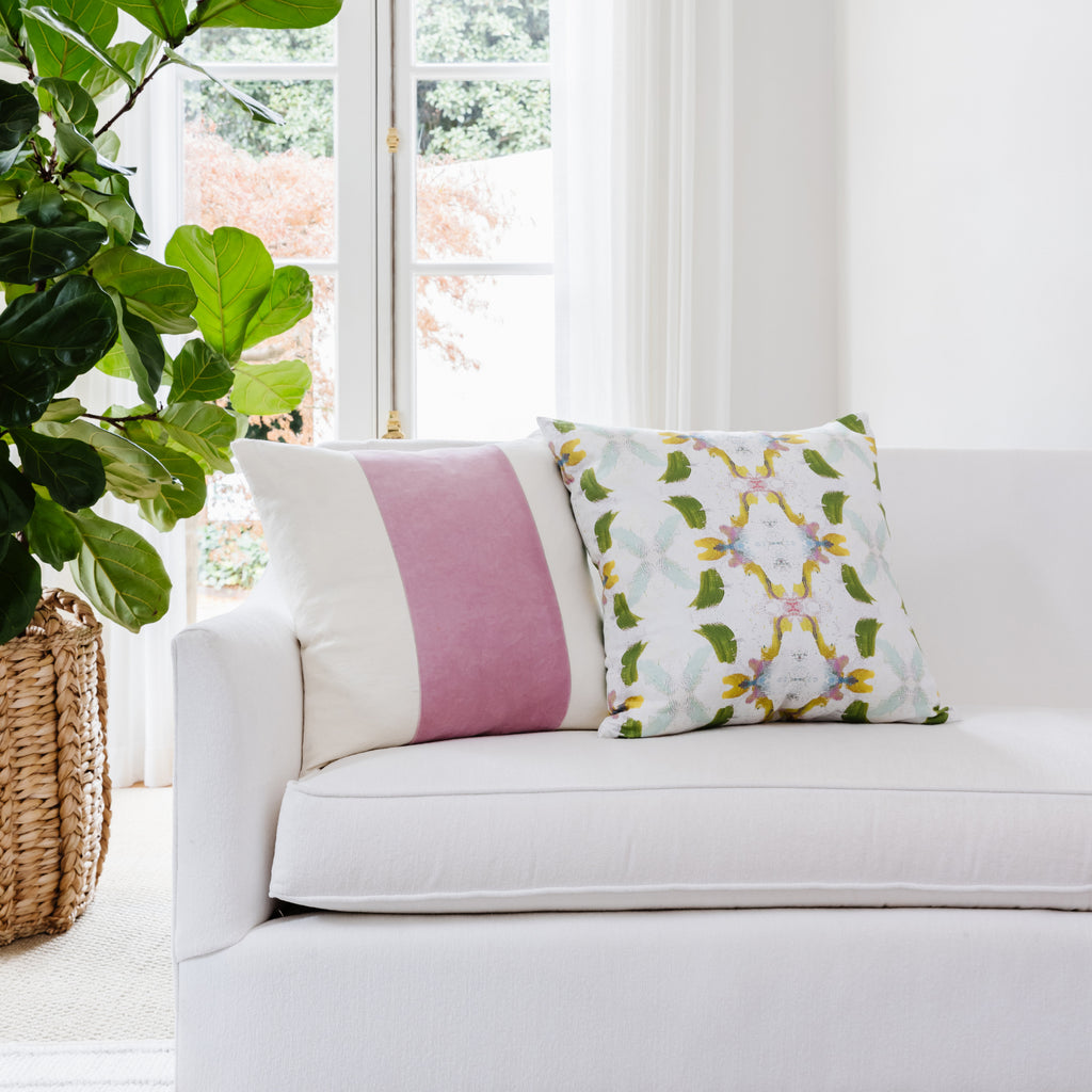 Laura Park Dogwood Linen Cotton Pillow