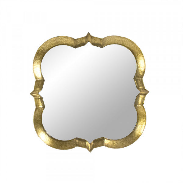 Zentique Elisha Mirror Distressed Gold