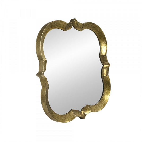 Zentique Elisha Mirror Distressed Gold