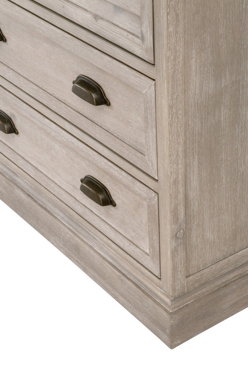 Eden 3-Drawer Nightstand in Natural Gray Acacia by Essentials For Living