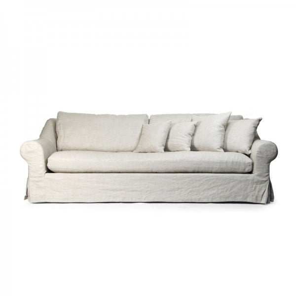 Zentique Bert Sofa Cream Natural Linen