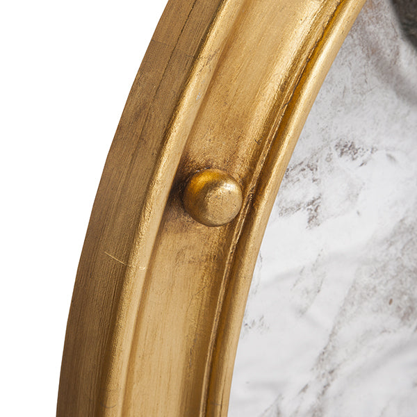 Worlds Away Round Federal Mirror