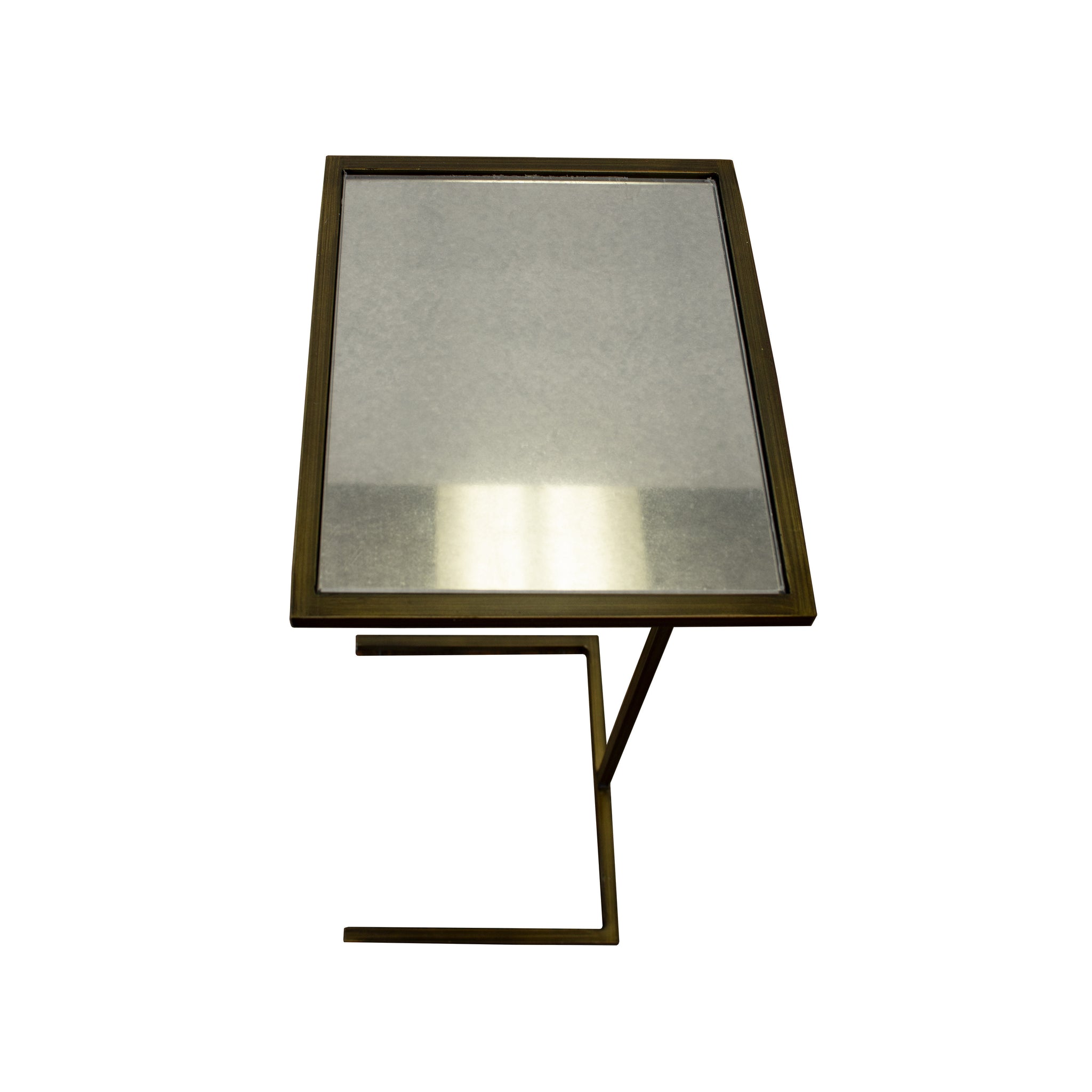 Worlds Away Bronze Petite Drinks Table