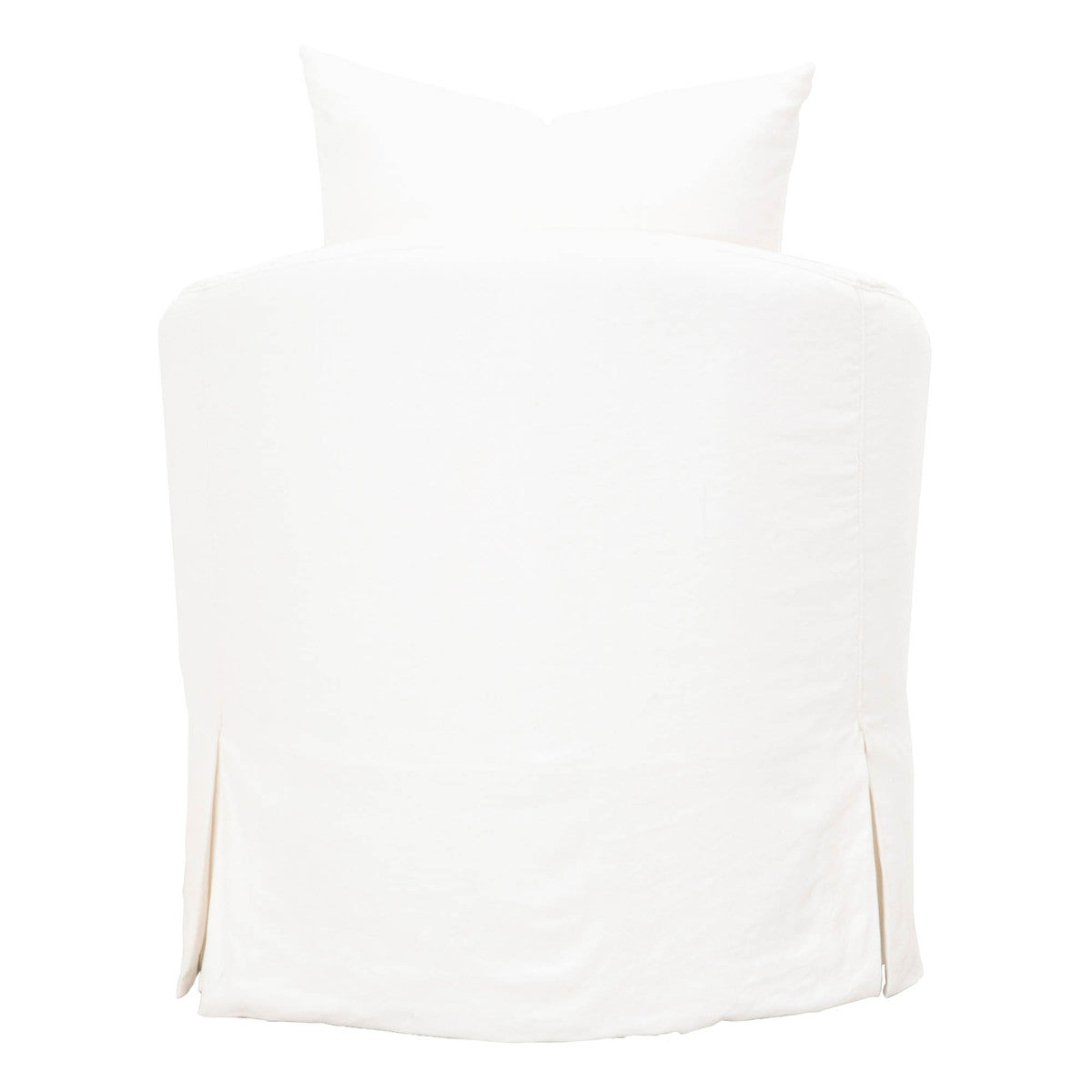 Faye Slipcovered Swivel Chair by Essentials for Living