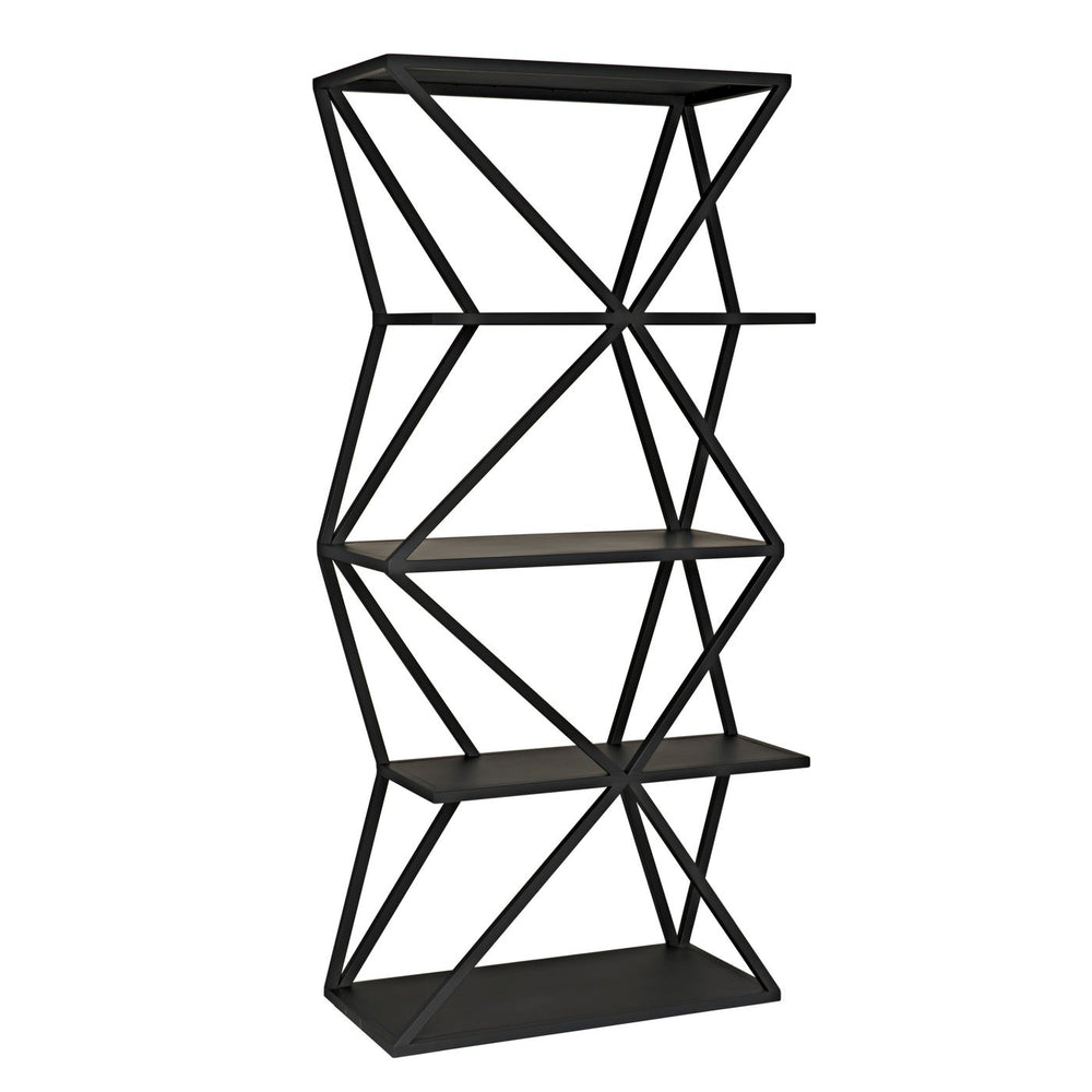 Noir Sutro Shelf, Black Steel
