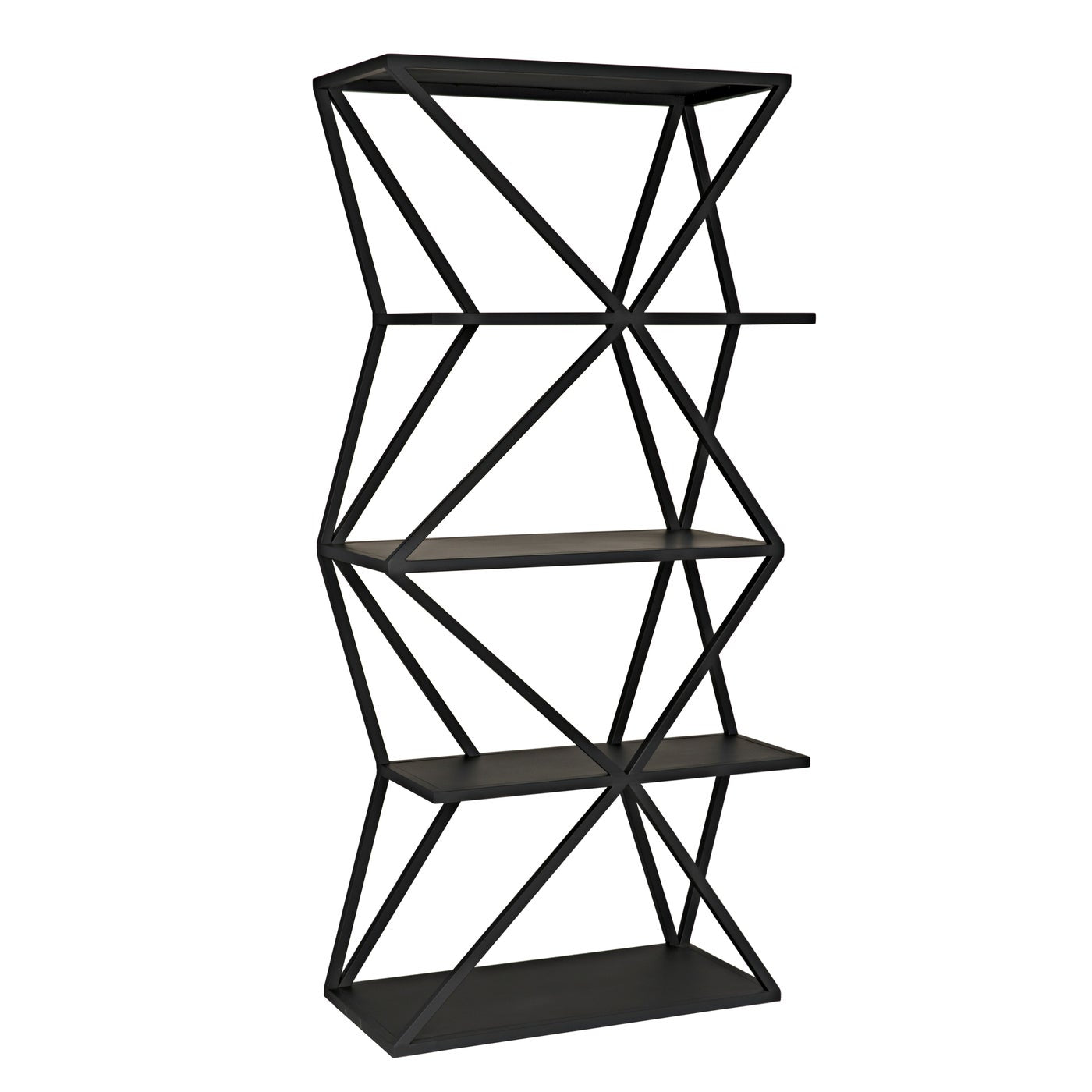 Noir Sutro Shelf, Black Steel