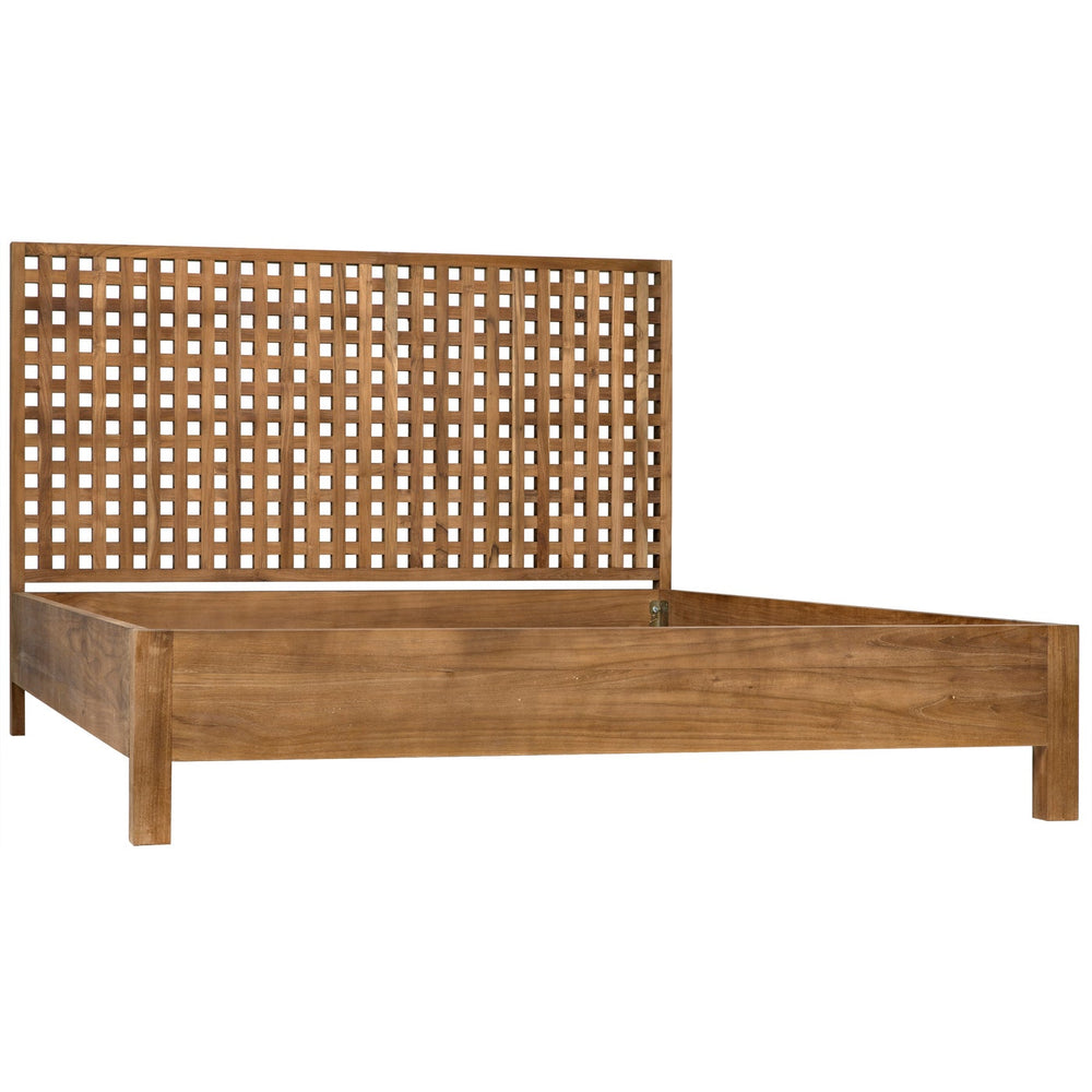 Noir Quinnton Bed, Queen, Teak