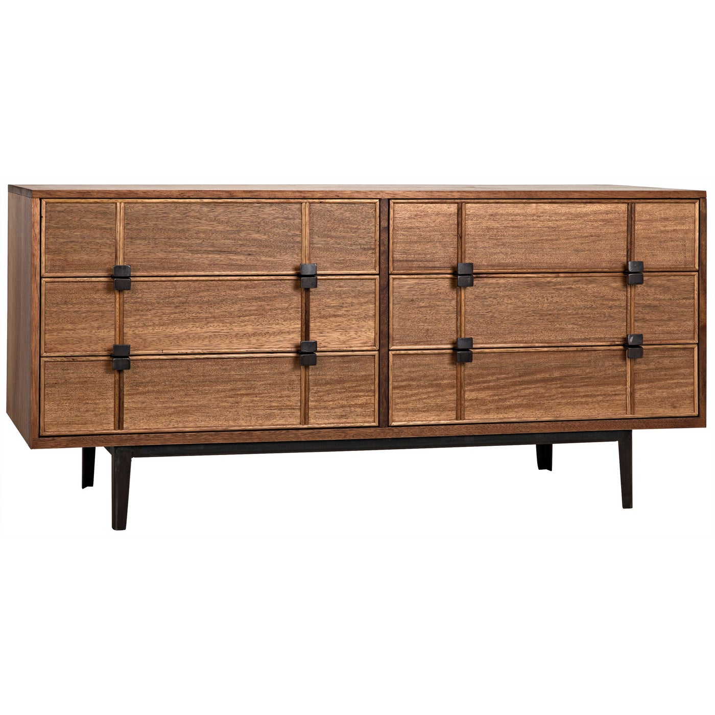 Noir Bourgeois Sideboard, Walnut And Steel