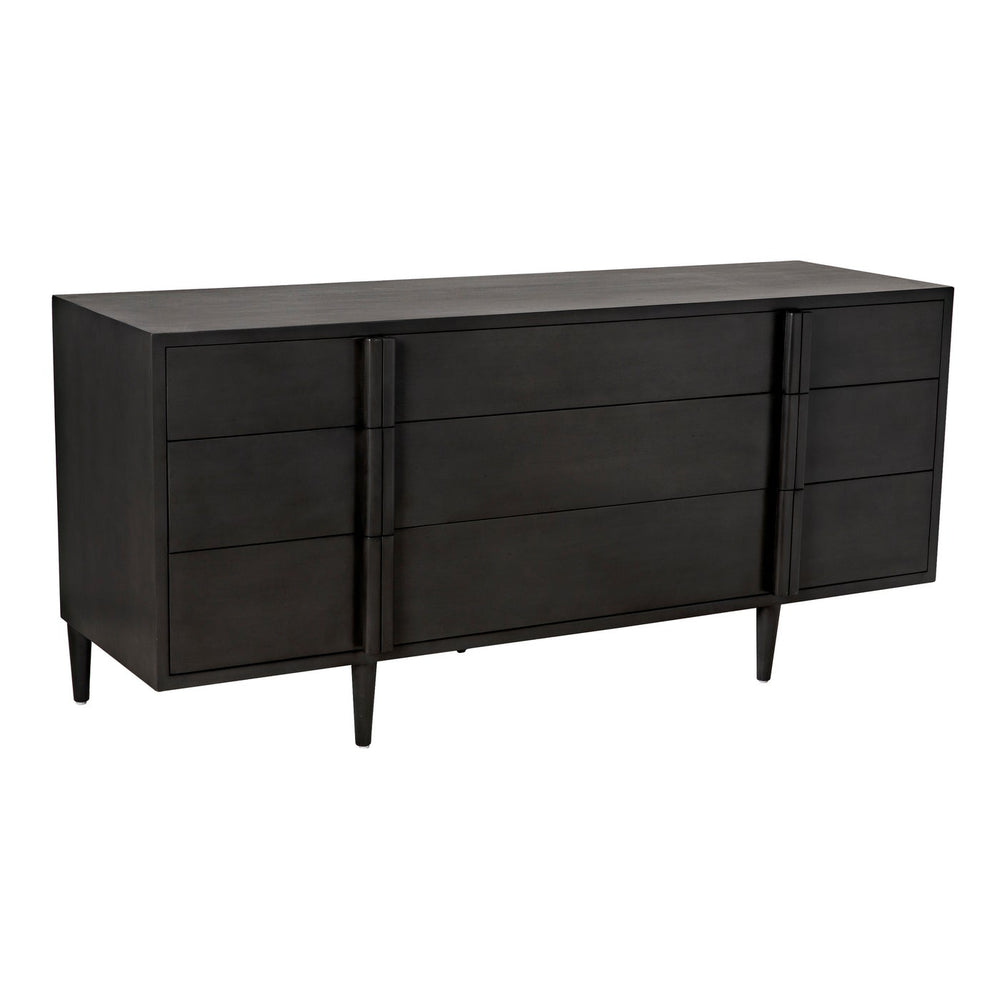 Noir Morten 9 Drawer Dresser
