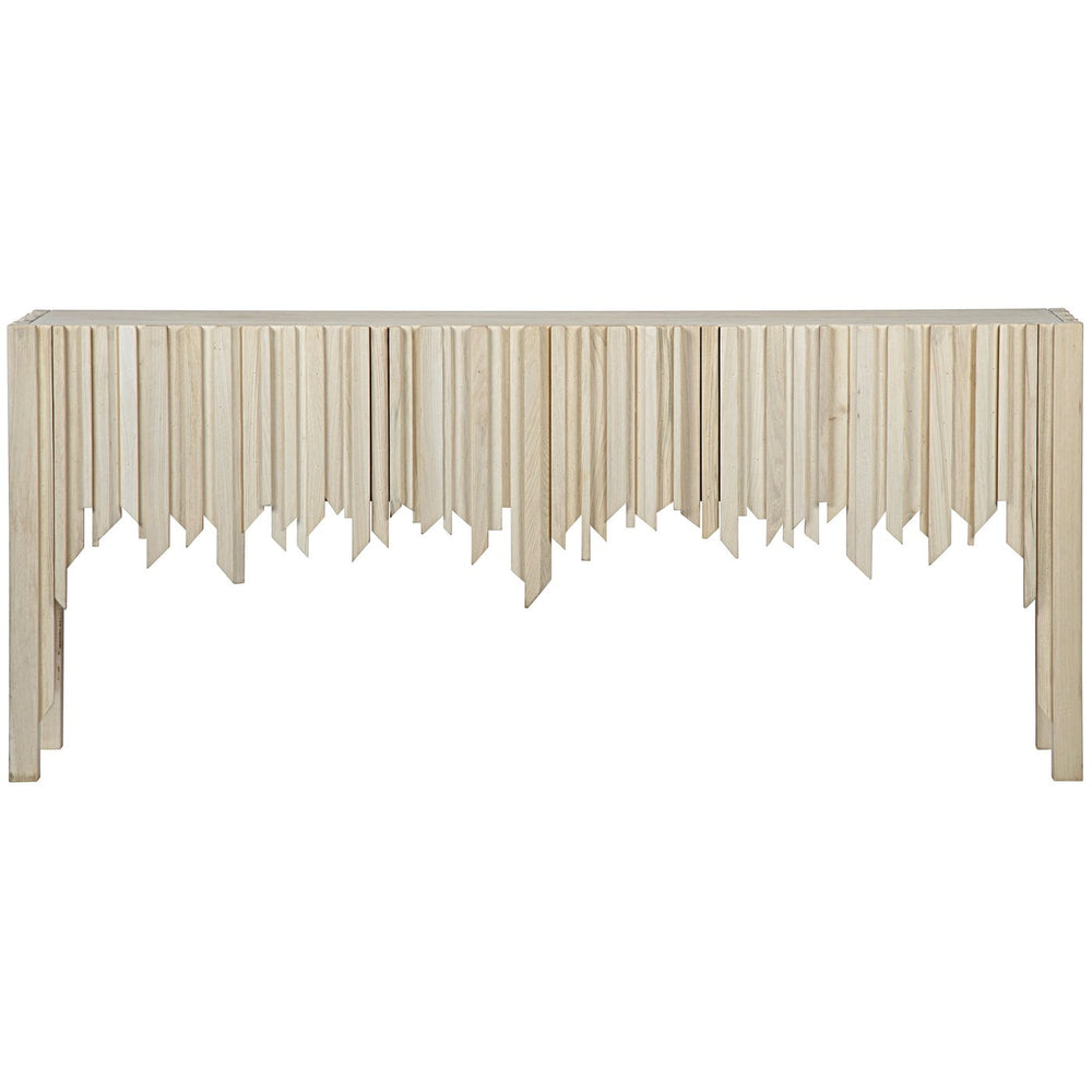 Noir Desdemona Sideboard With 3 Drawers, Bleached Elm