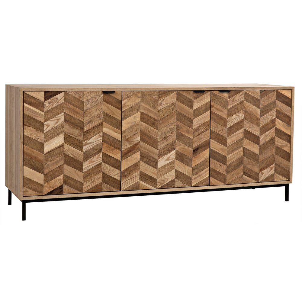 Noir Herringbone Sideboard