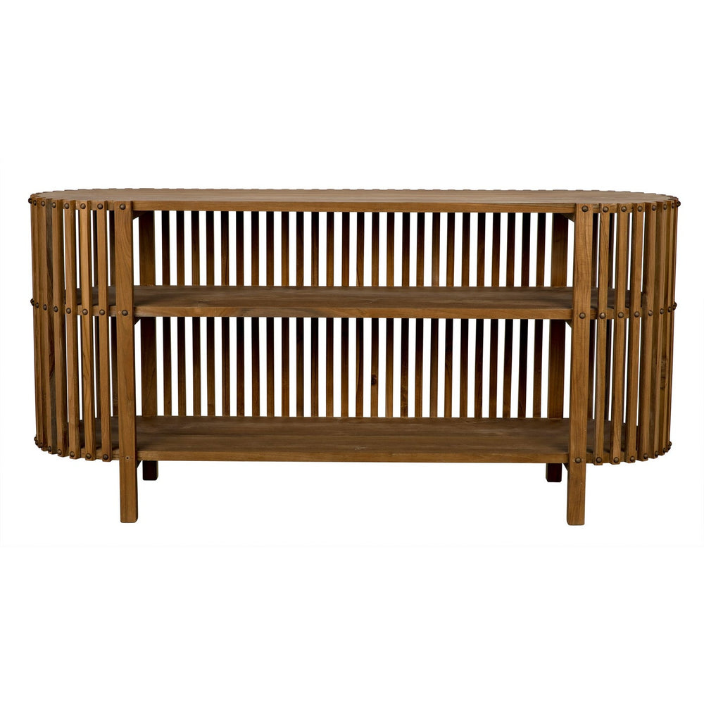 Noir Consuela Console, Teak