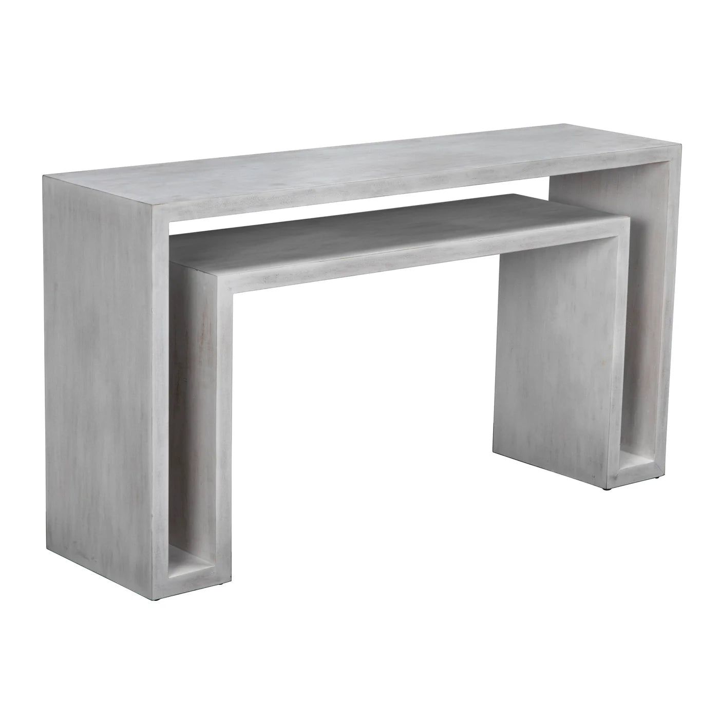 Noir Caine Console, White Wash