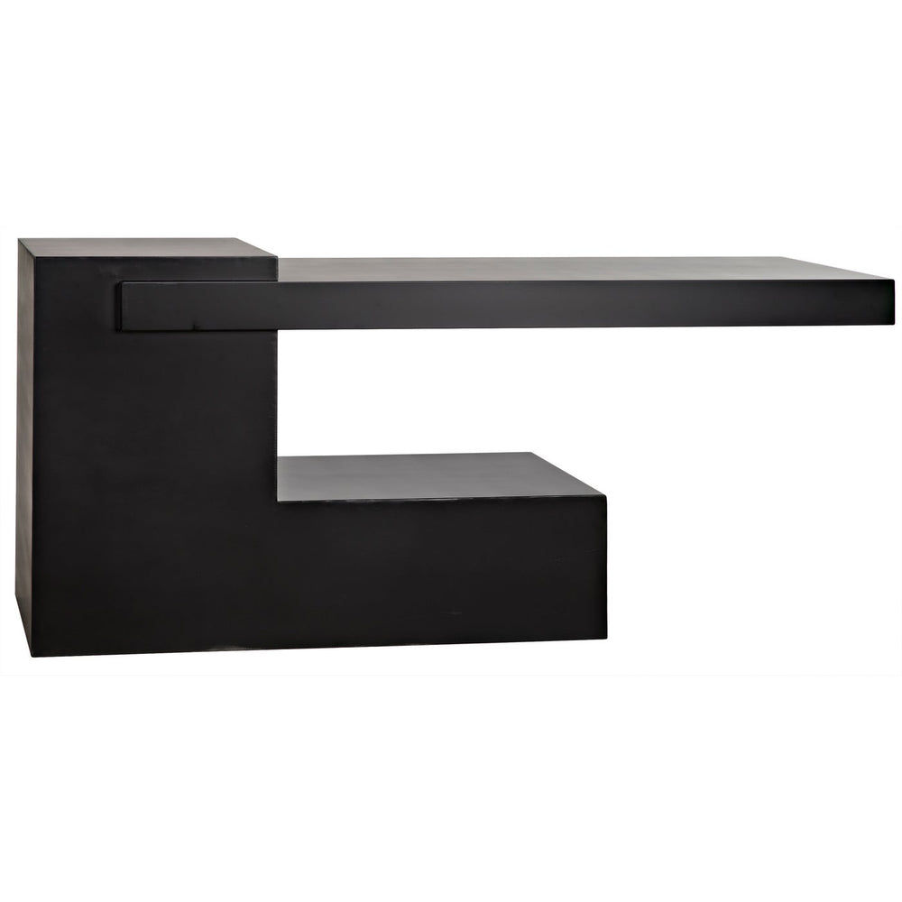 Noir Impendeo Console, Black Steel