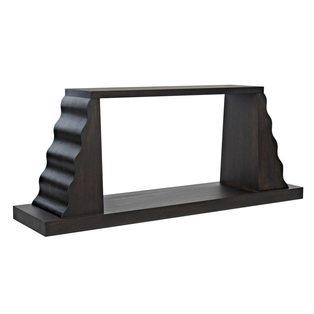 Noir Aurora Console, Ebony Walnut