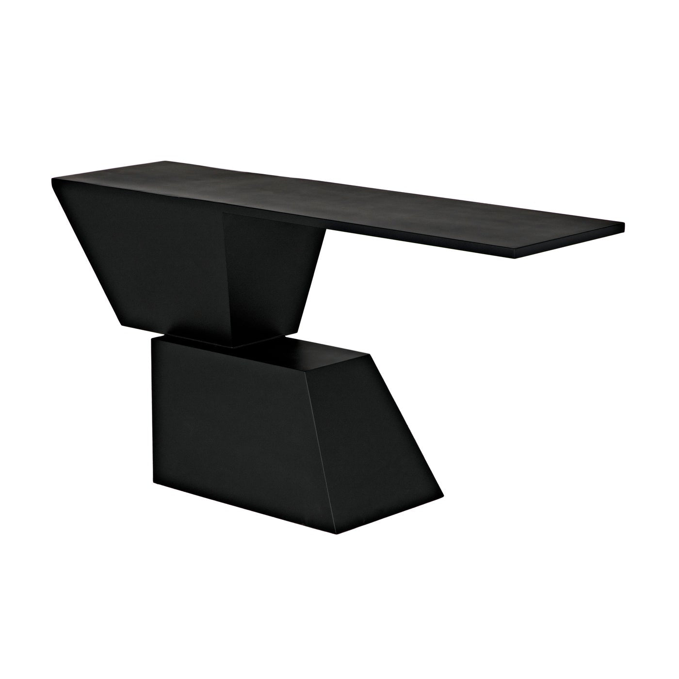 Noir Pieta Console, Black Steel