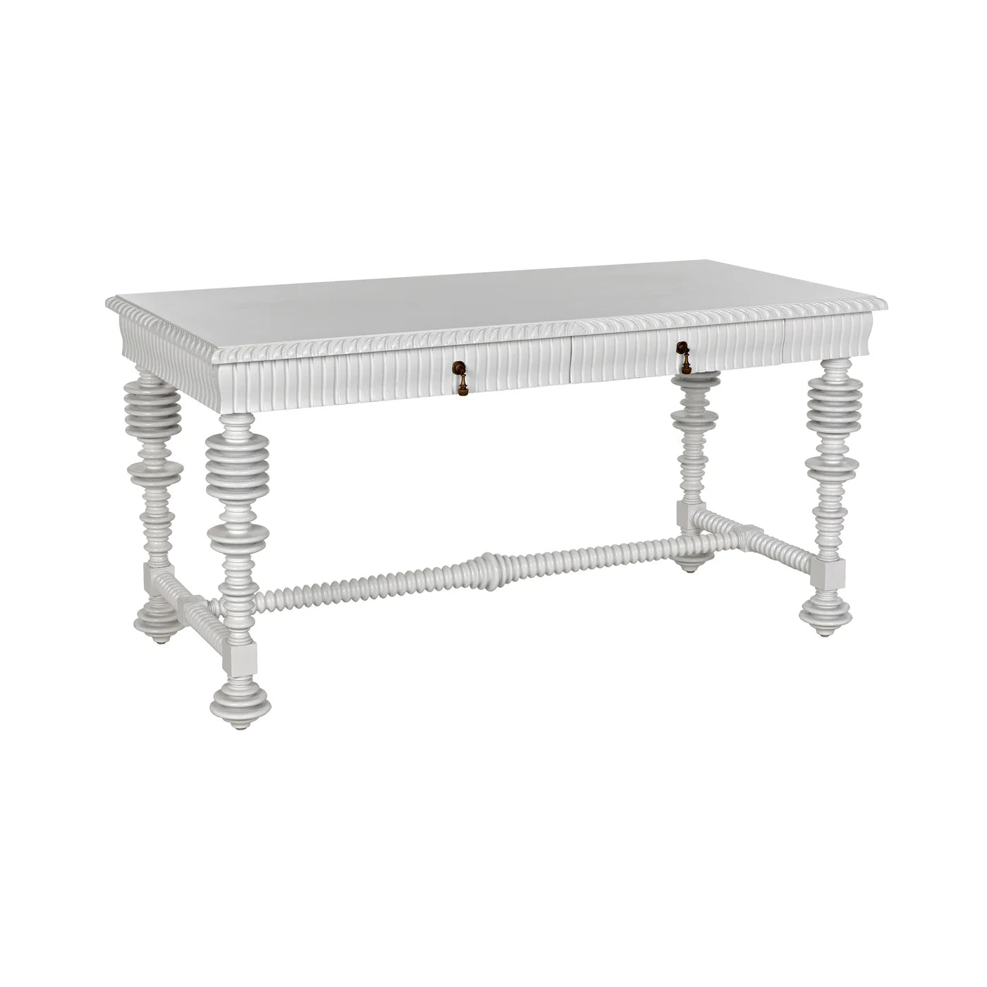 Noir Portuguese Desk, Solid White