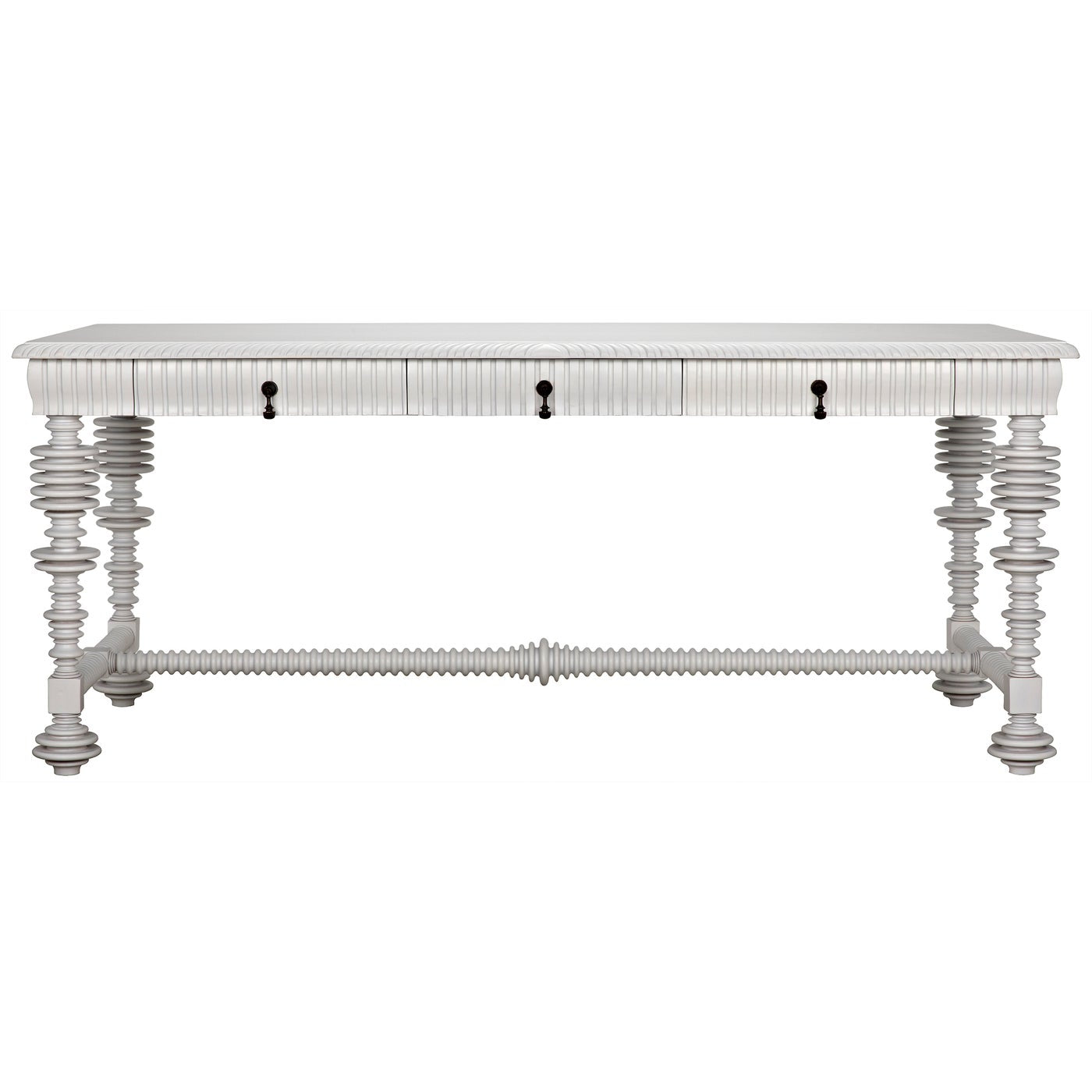 Noir Portuguese Desk, Solid White