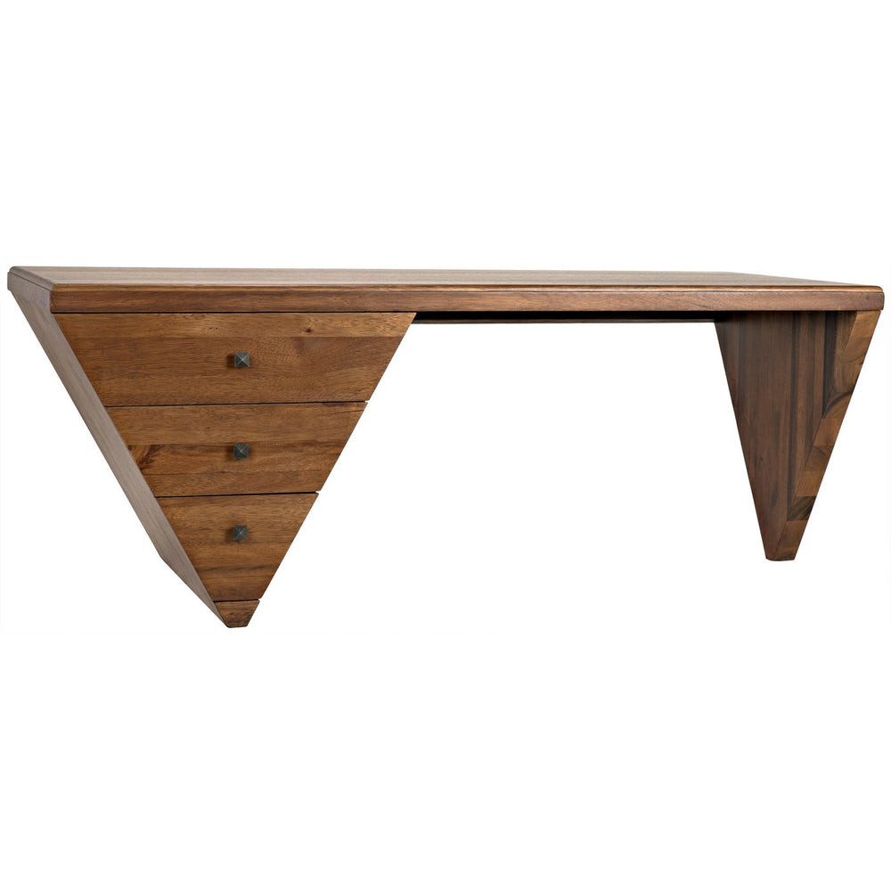 Noir Tetramo Desk, Dark Walnut