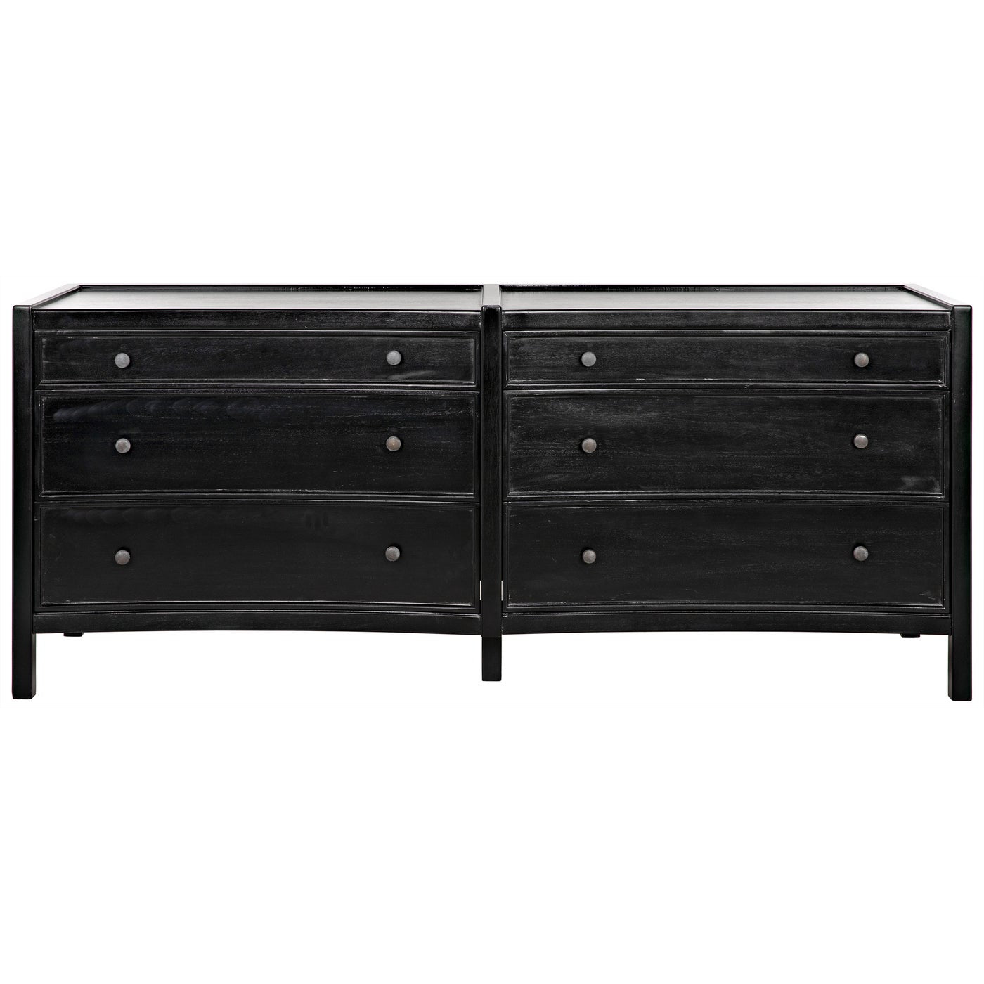Noir Hampton 6 Drawer Dreser