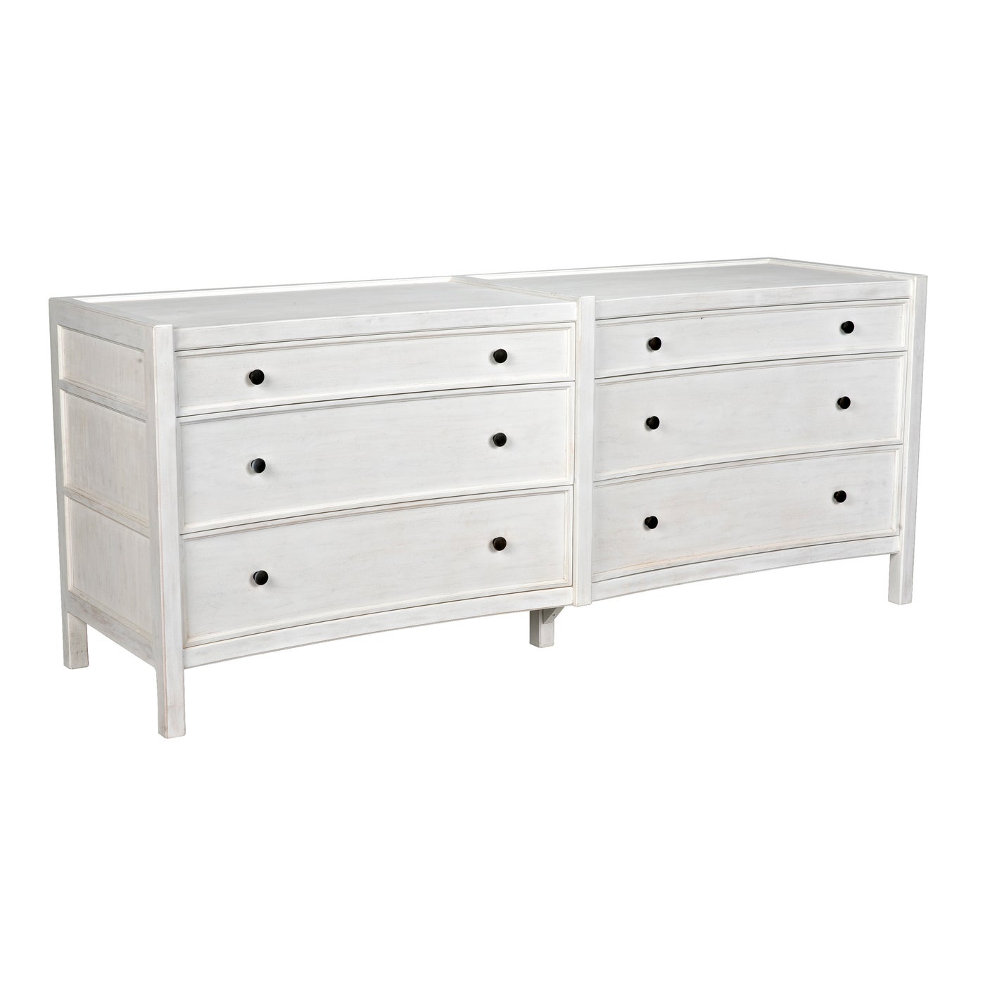 Noir Hampton 6 Drawer Dreser