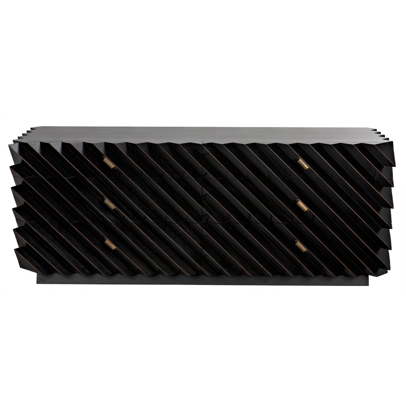 Noir Hikaru Dresser, Hand Rubbed Black