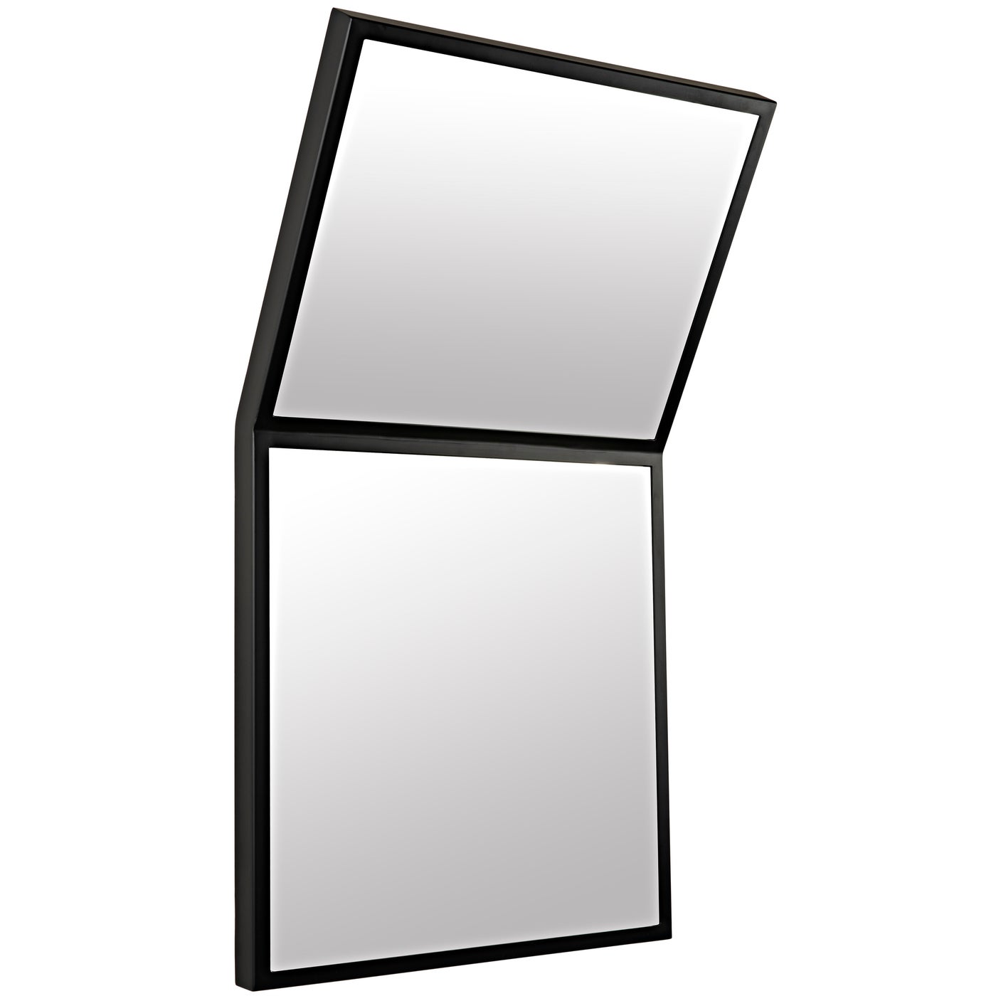 Noir Lazo Mirror, Black Steel