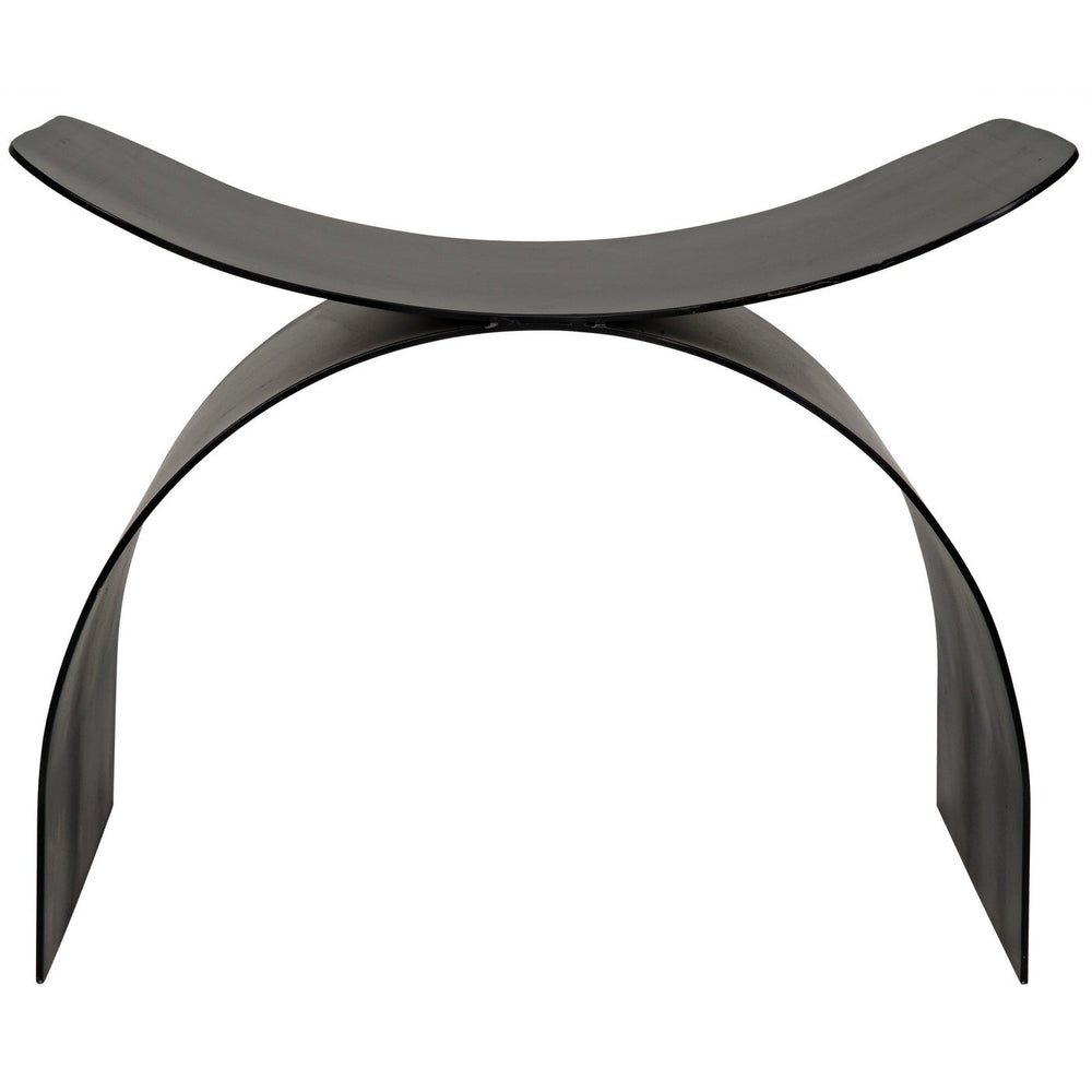 Noir Papillon Stool, Black Steel